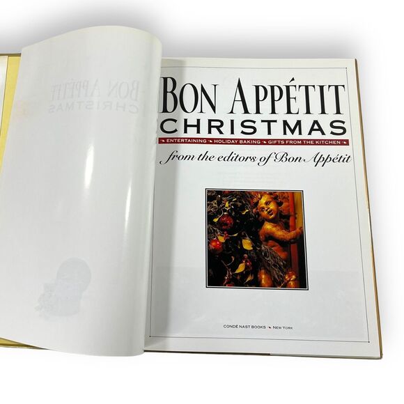 Bon Appetit Christmas: Party Entertaining Cookbook Book Hardcover w/ DJ *FLAWS* - Picture 8 of 16